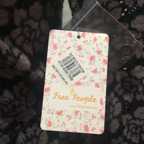 Free‎ People Black Comb top - Picture 6 of 8